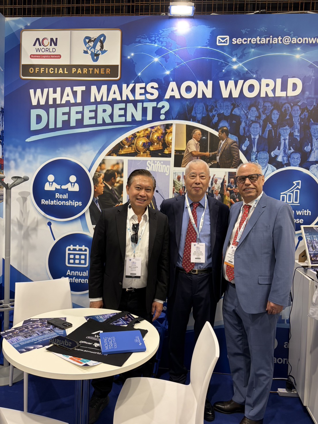 走訪 AON WORLD 國際物流網絡展位